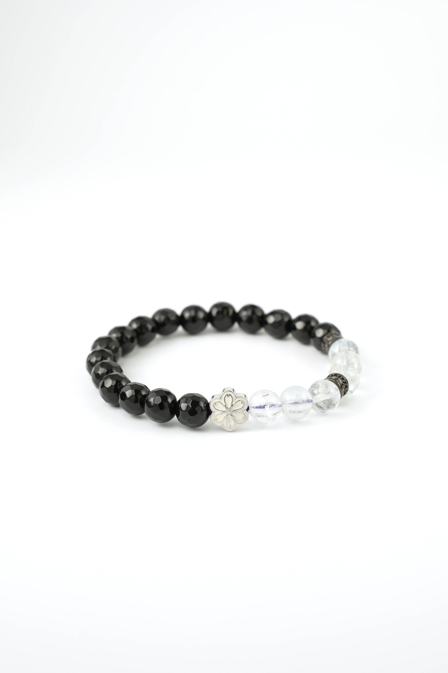 Birthstone Topaz Bracelet - APR - Quarter Eclipse - Mulstio -3