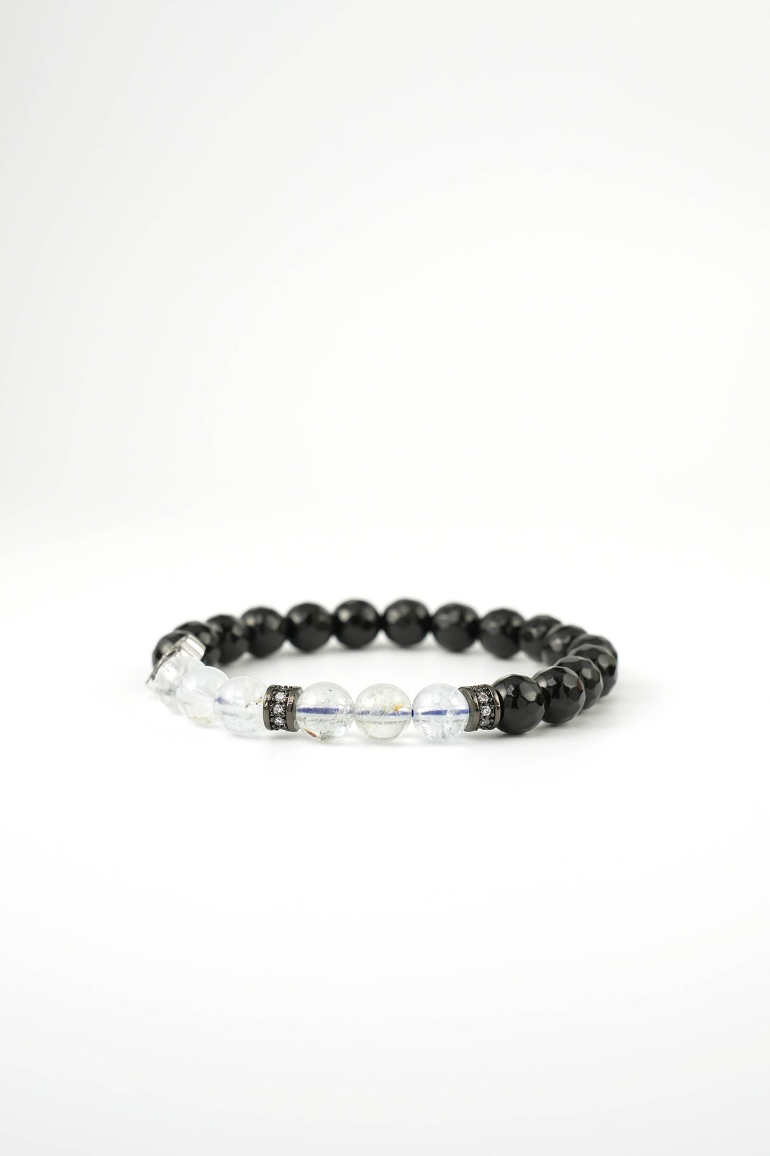Birthstone Topaz Bracelet - APR - Quarter Eclipse - Mulstio -5