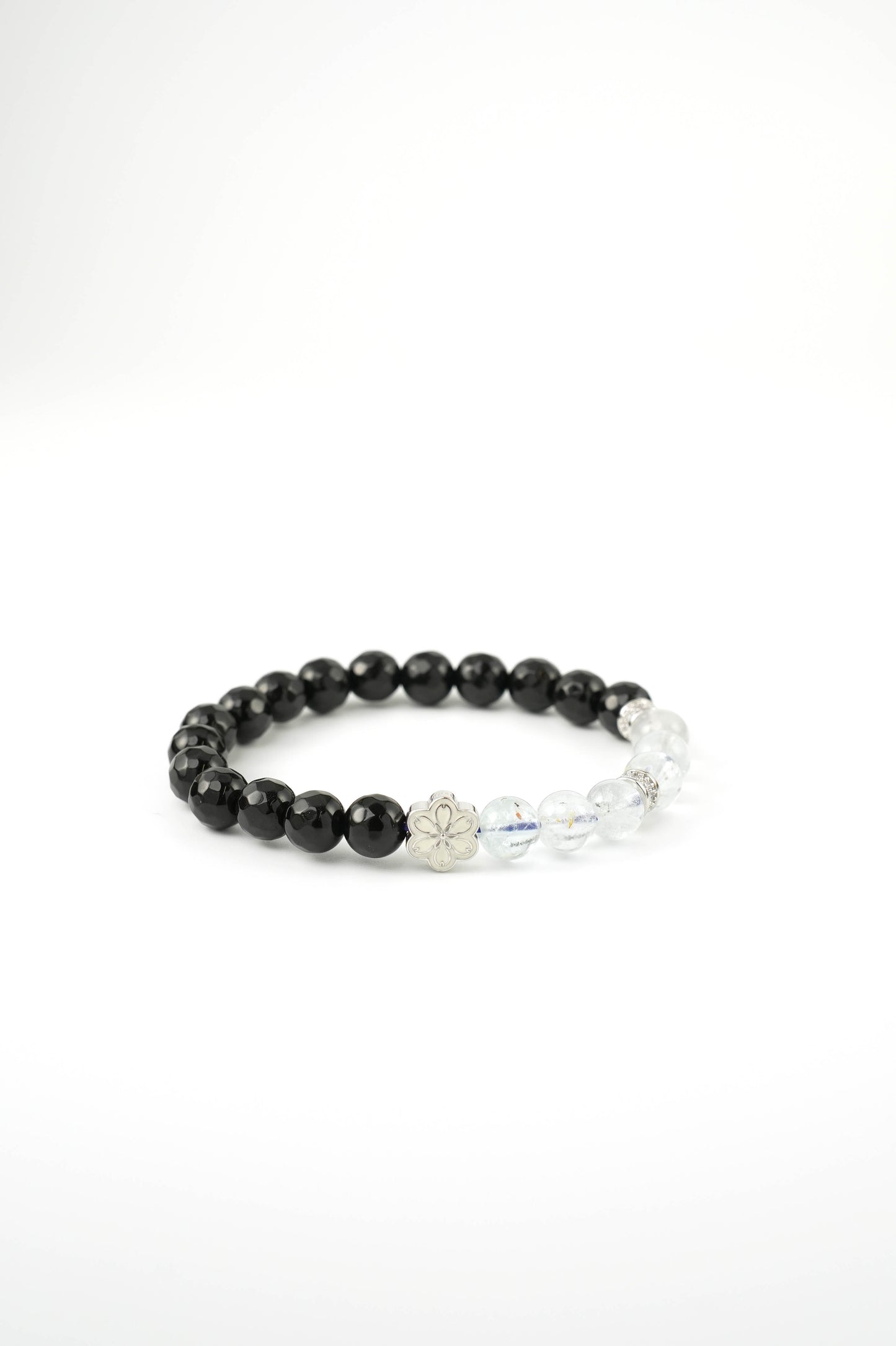 Birthstone Topaz Bracelet - APR - Quarter Eclipse - mulstio -5
