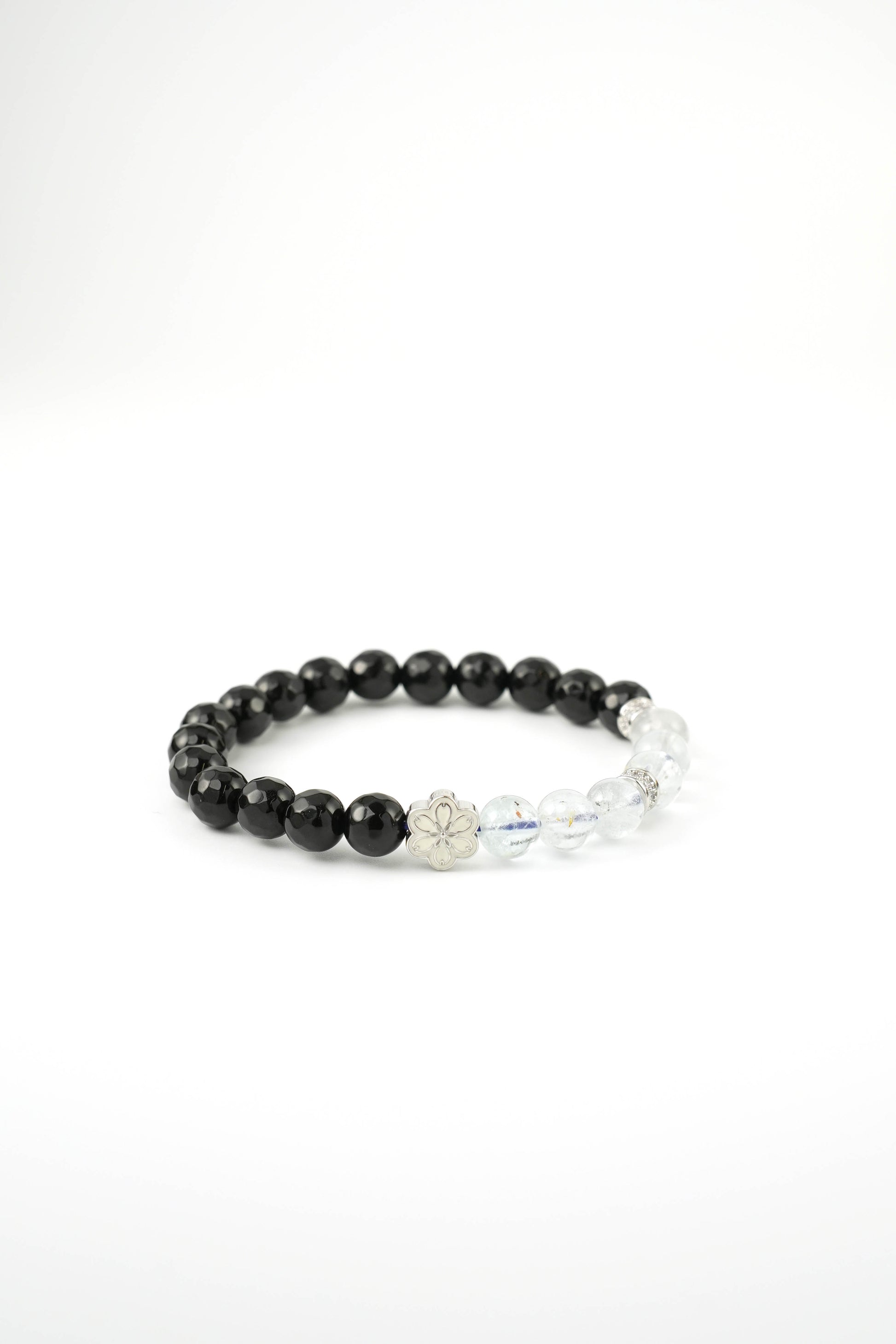 Birthstone Topaz Bracelet - APR - Quarter Eclipse - mulstio -5