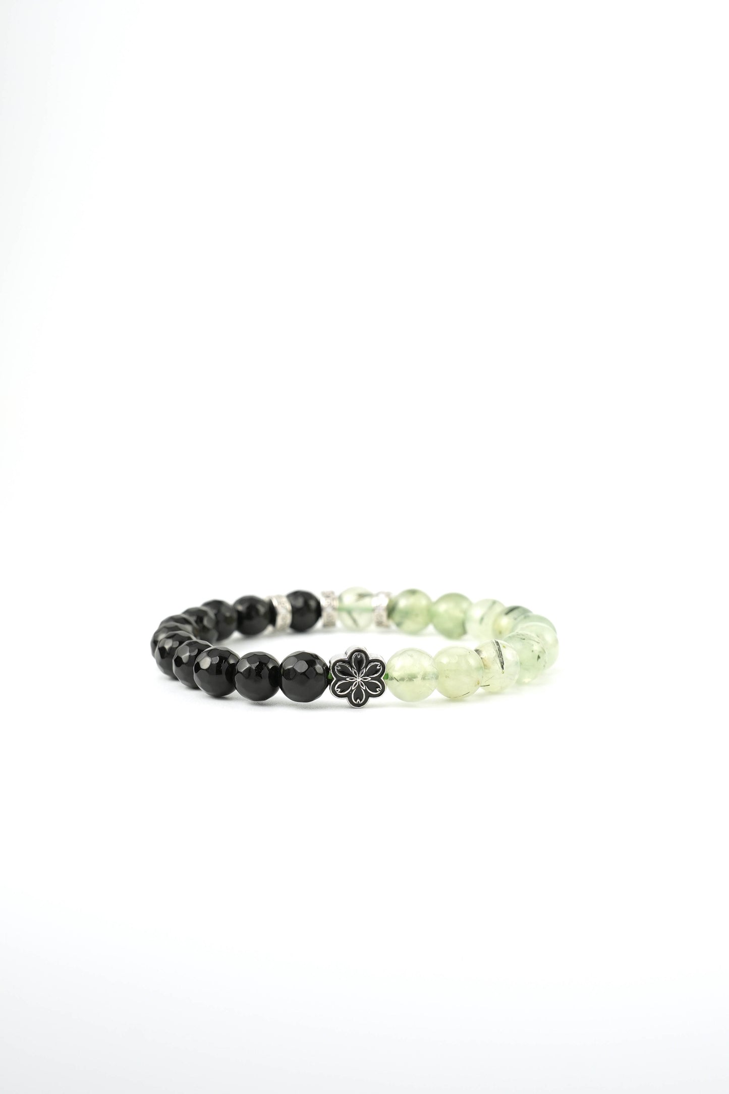 Birthstone Prehnite Bracelet - AUG - Half Eclipse - Mulstio -3