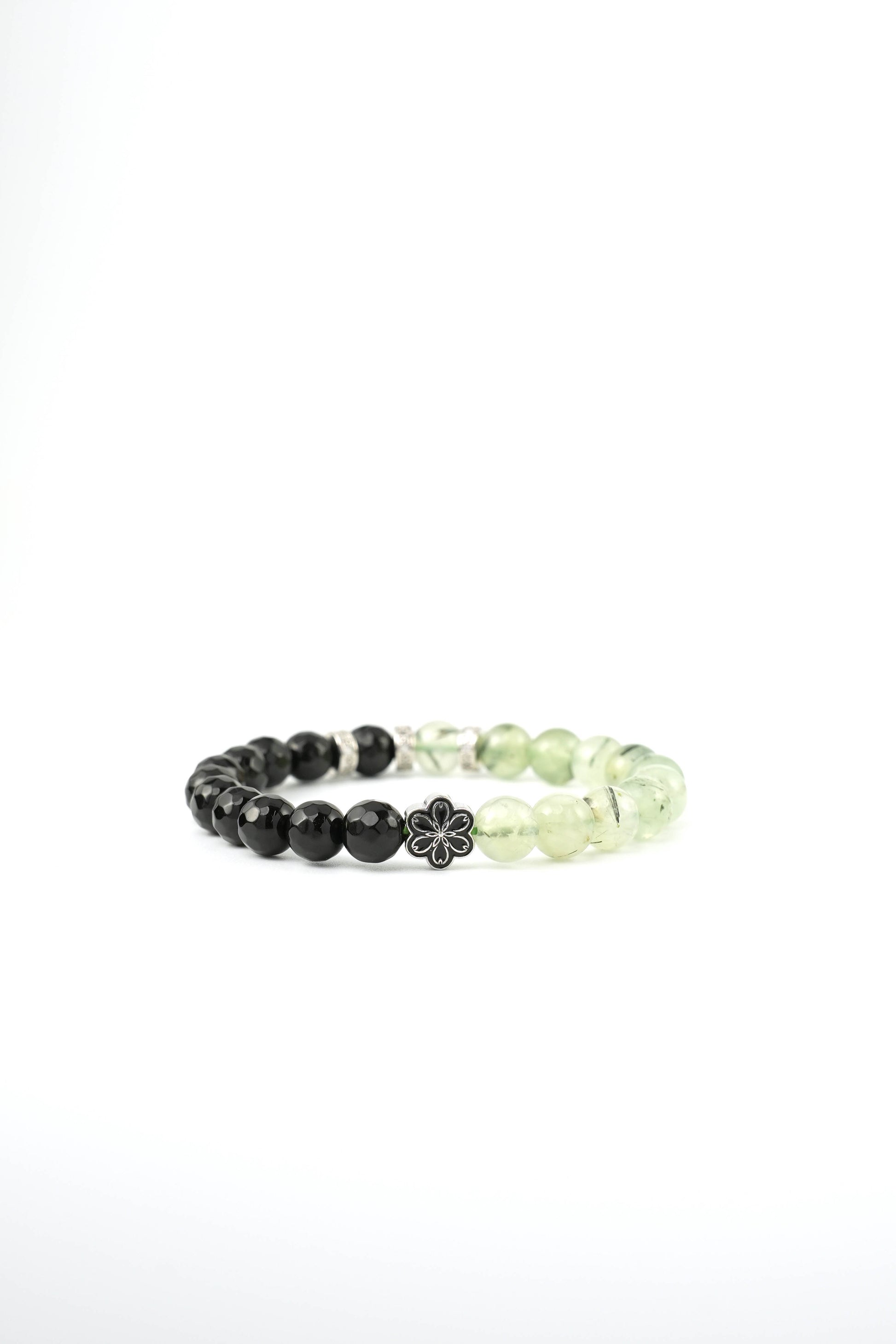 Birthstone Prehnite Bracelet - AUG - Half Eclipse - Mulstio -3