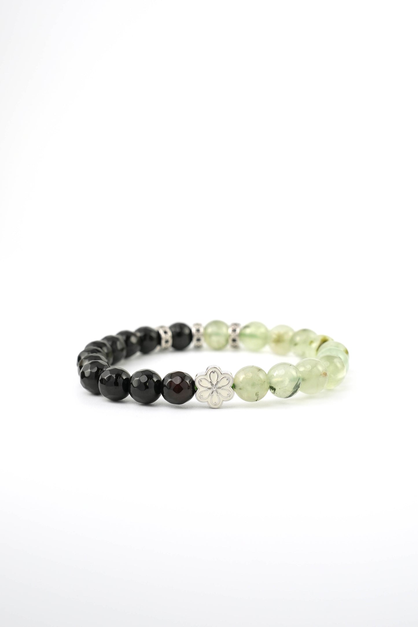 Birthstone Prehnite Bracelet - AUG - Half Eclipse - Mulstio - 3