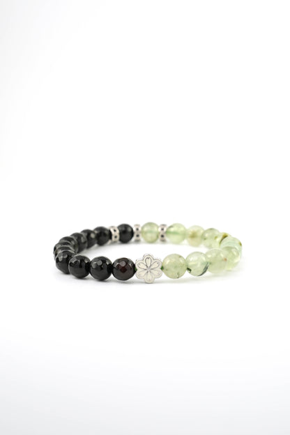 Birthstone Prehnite Bracelet - AUG - Half Eclipse - Mulstio - 3