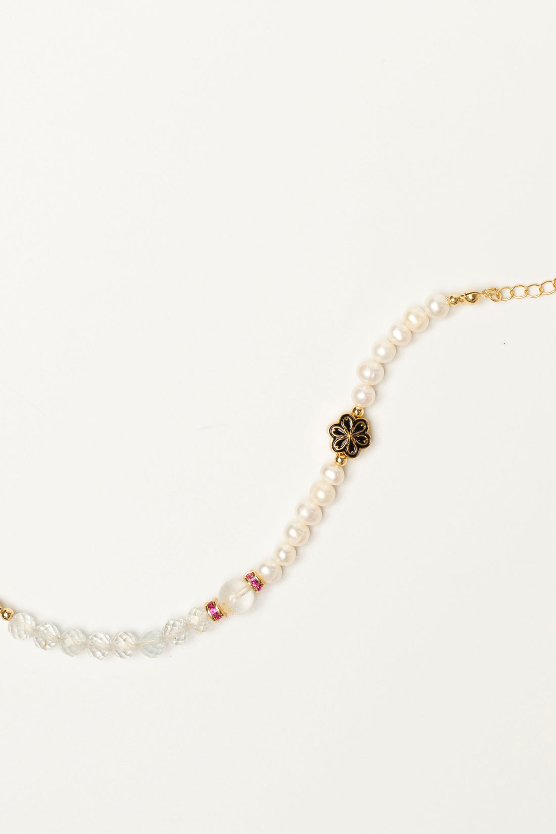 Birthstone Topaz Pearl Spliced Bracelet - APR Mulstio - 7