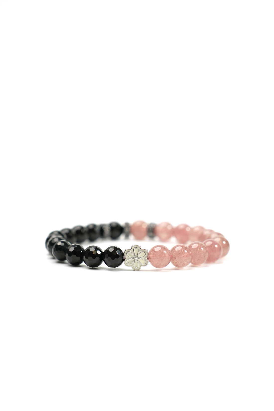 Birthstone Pink Strawberry Quartz Bracelet - OCT - Half Eclipse - mulstio - 3