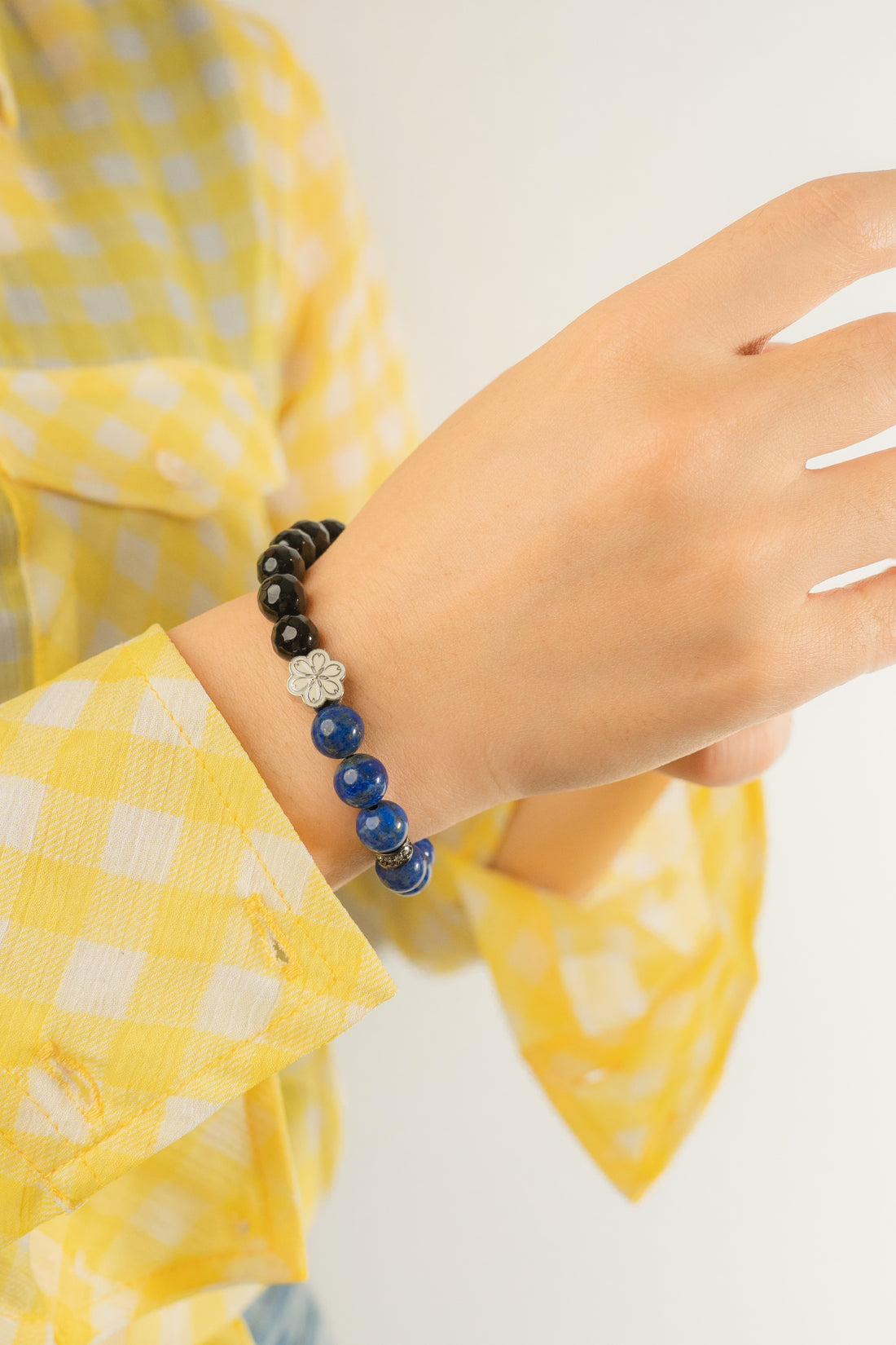 Birthstone Lazurite Bracelet - SEP - Quarter Eclipse - Mulstio -4
