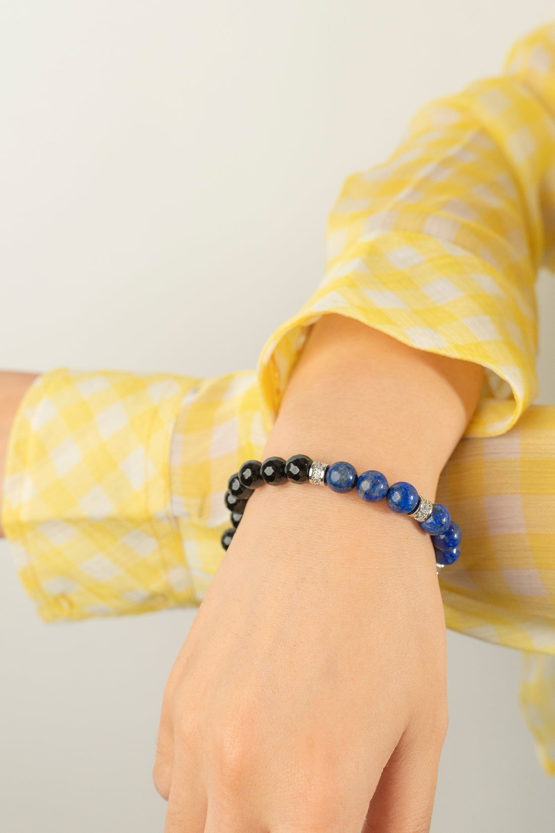 Birthstone Lazurite Bracelet - SEP - Quarter Eclipse - Mulstio - 7