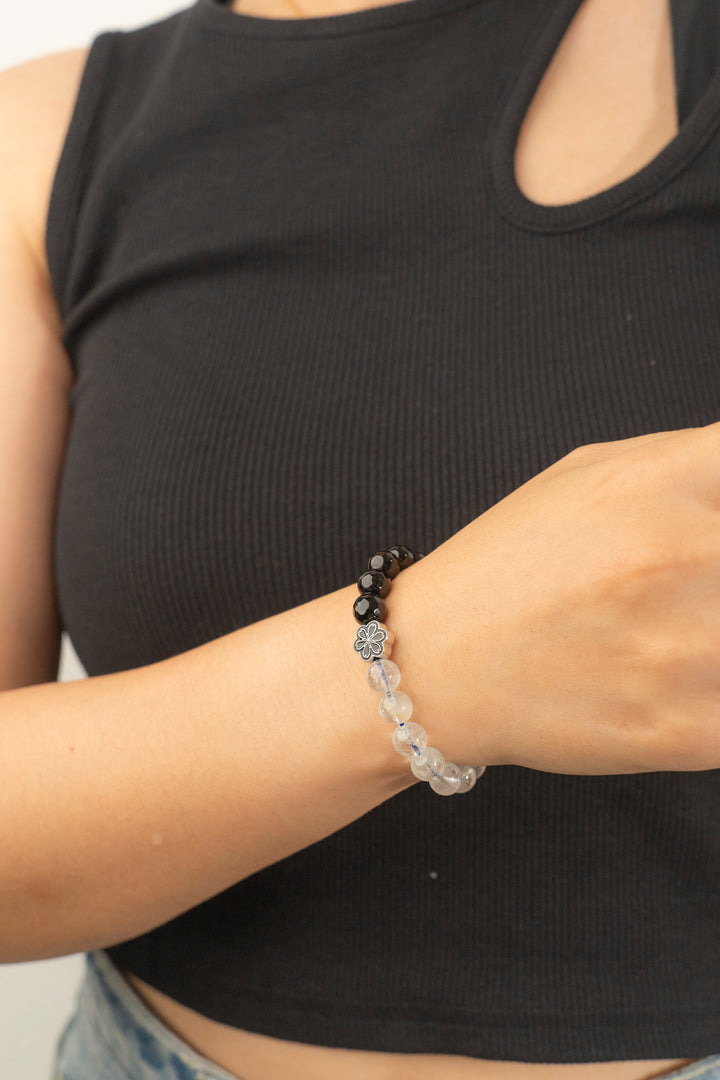 Birthstone Topaz Bracelet - APR - Half Eclipse - Mulsito -4