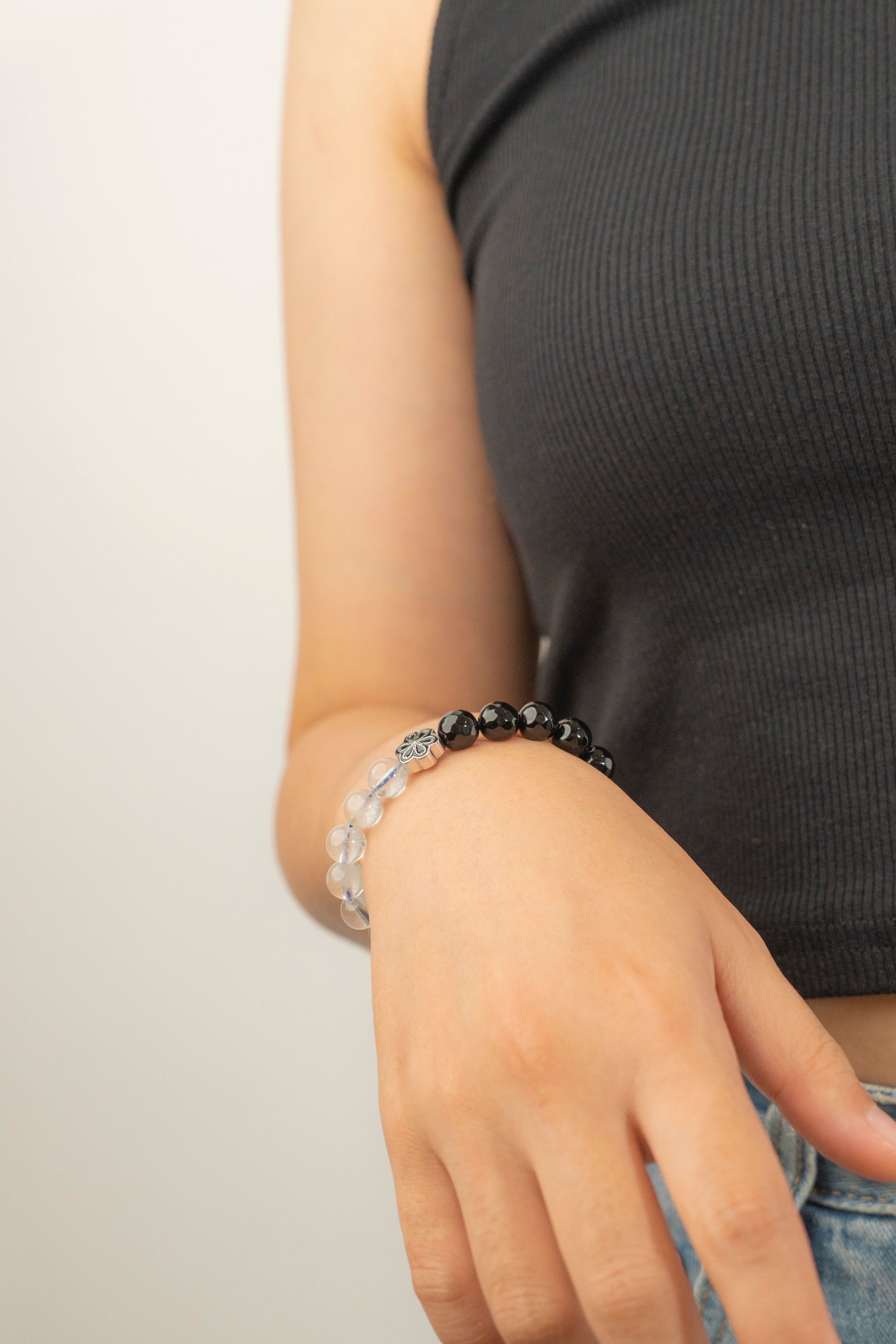 Birthstone Topaz Bracelet - APR - Half Eclipse - Mulsito -6