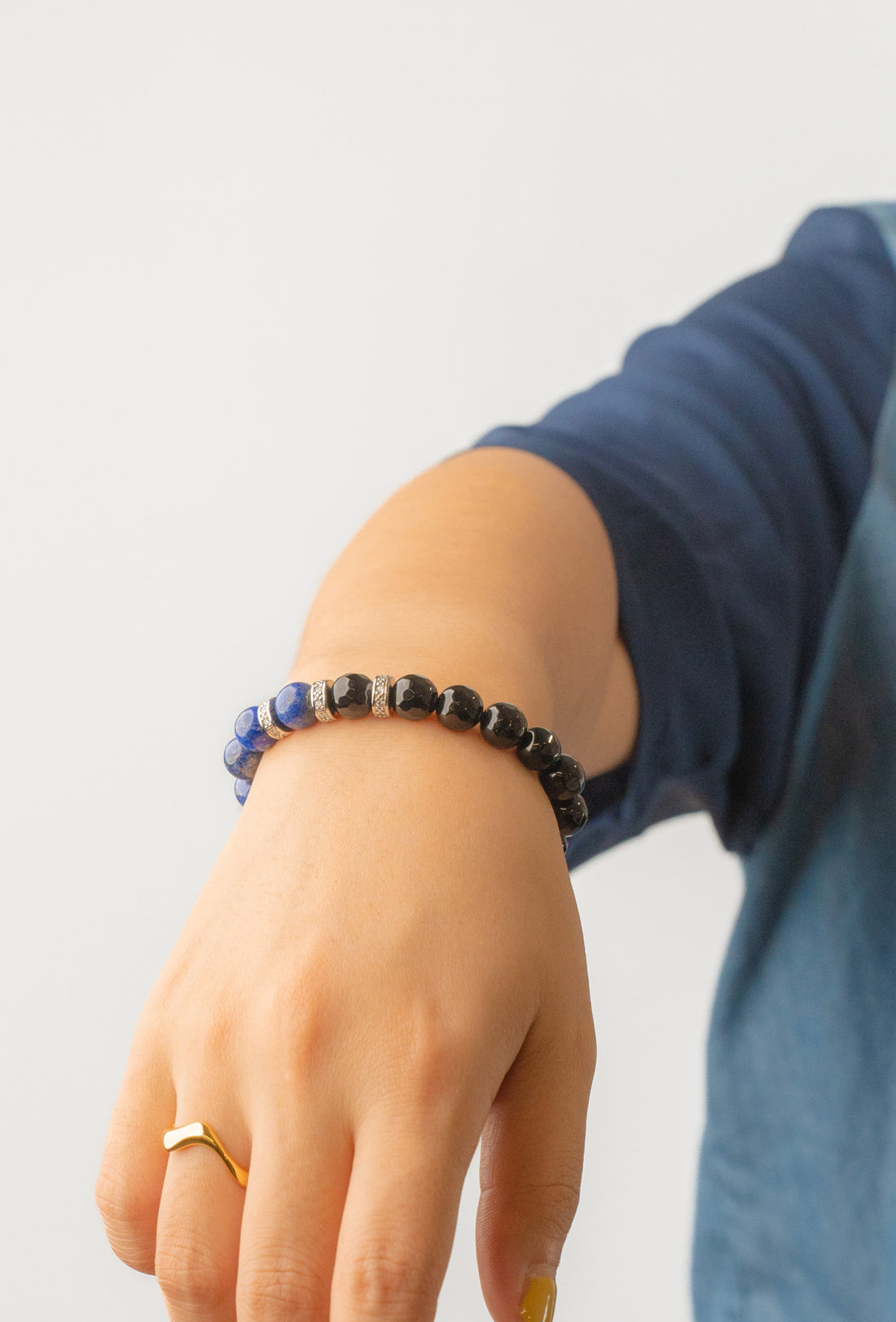 Birthstone Lazurite Bracelet - SEP - Half Eclipse - Mulstio - 7