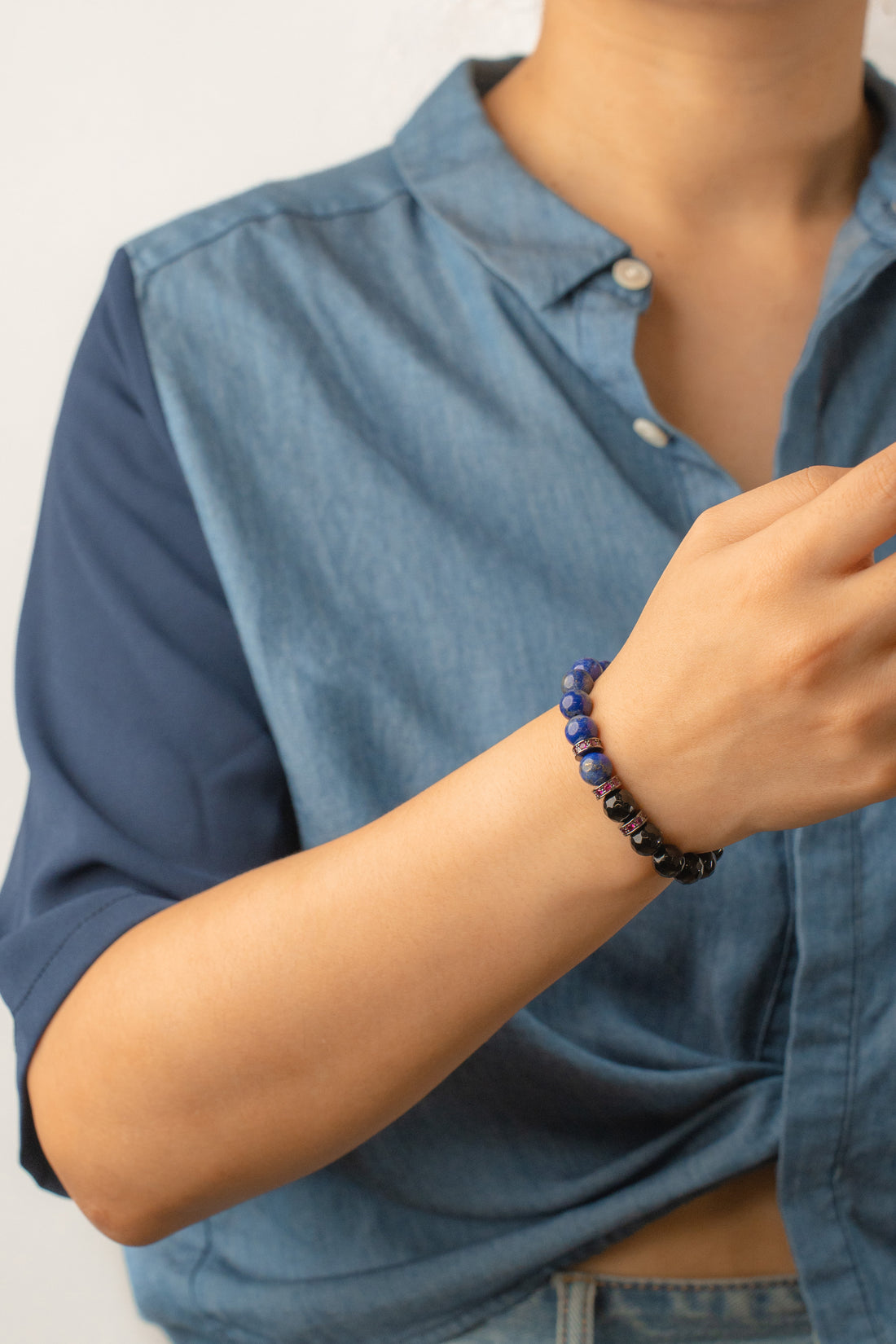 Birthstone Lazurite Bracelet - SEP - Half Eclipse Mulstio - 7