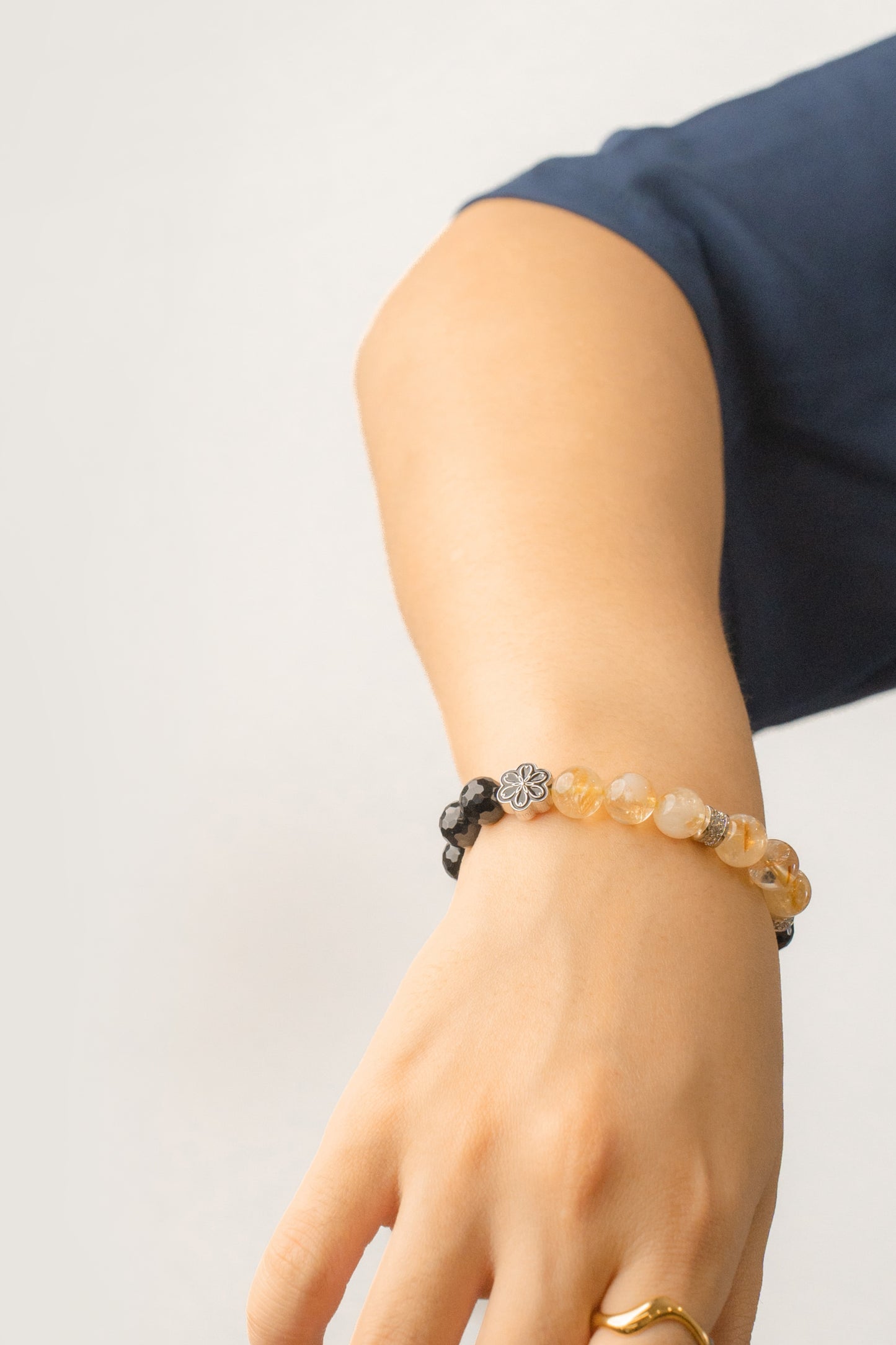 Birthstone Citrine Bracelet - NOV - Quarter Eclipse - Mulstio - 6