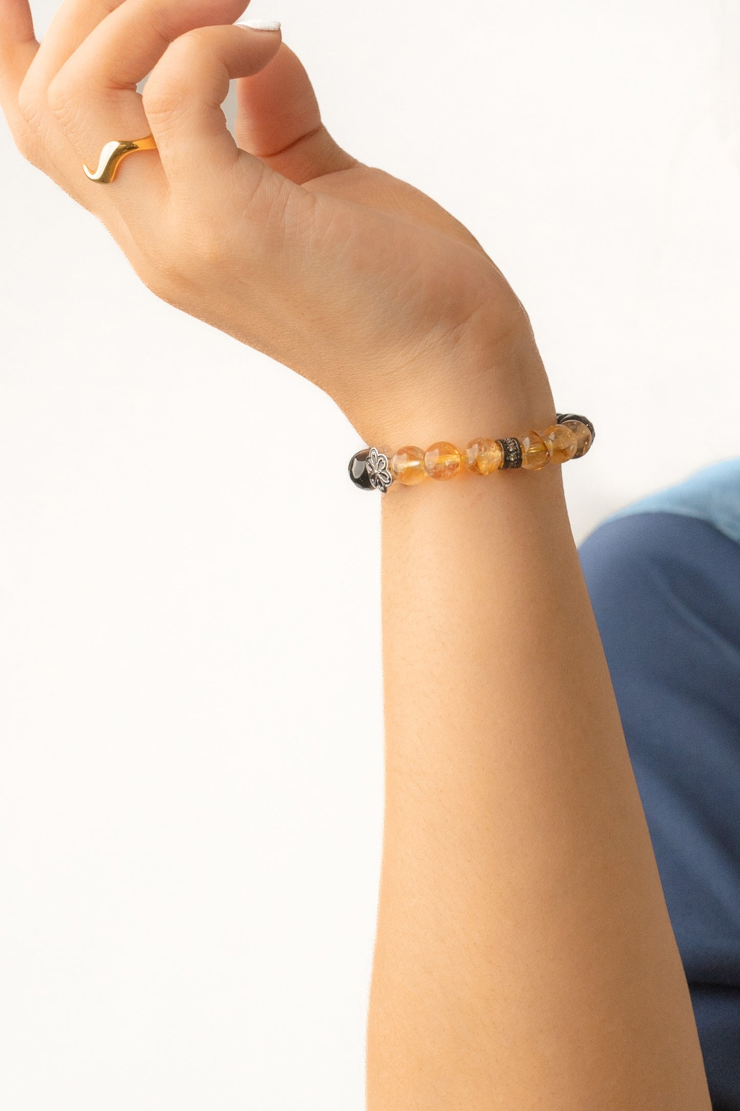 Birthstone Citrine Bracelet - NOV - Quarter Eclipse - Mulsito - 8