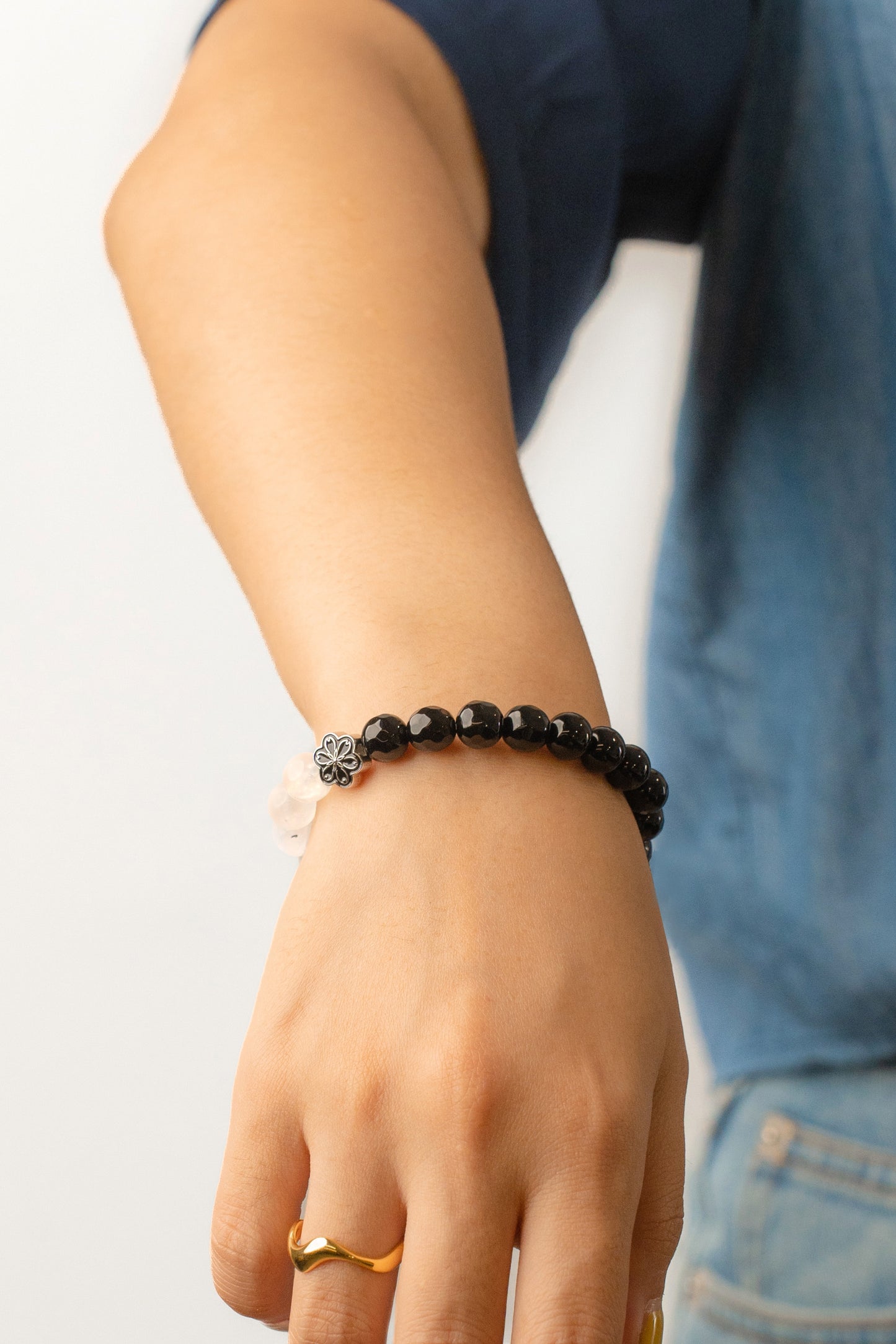 Birthstone Moonstone Bracelet - JUN - Half Ecilpse Mulstio - 6