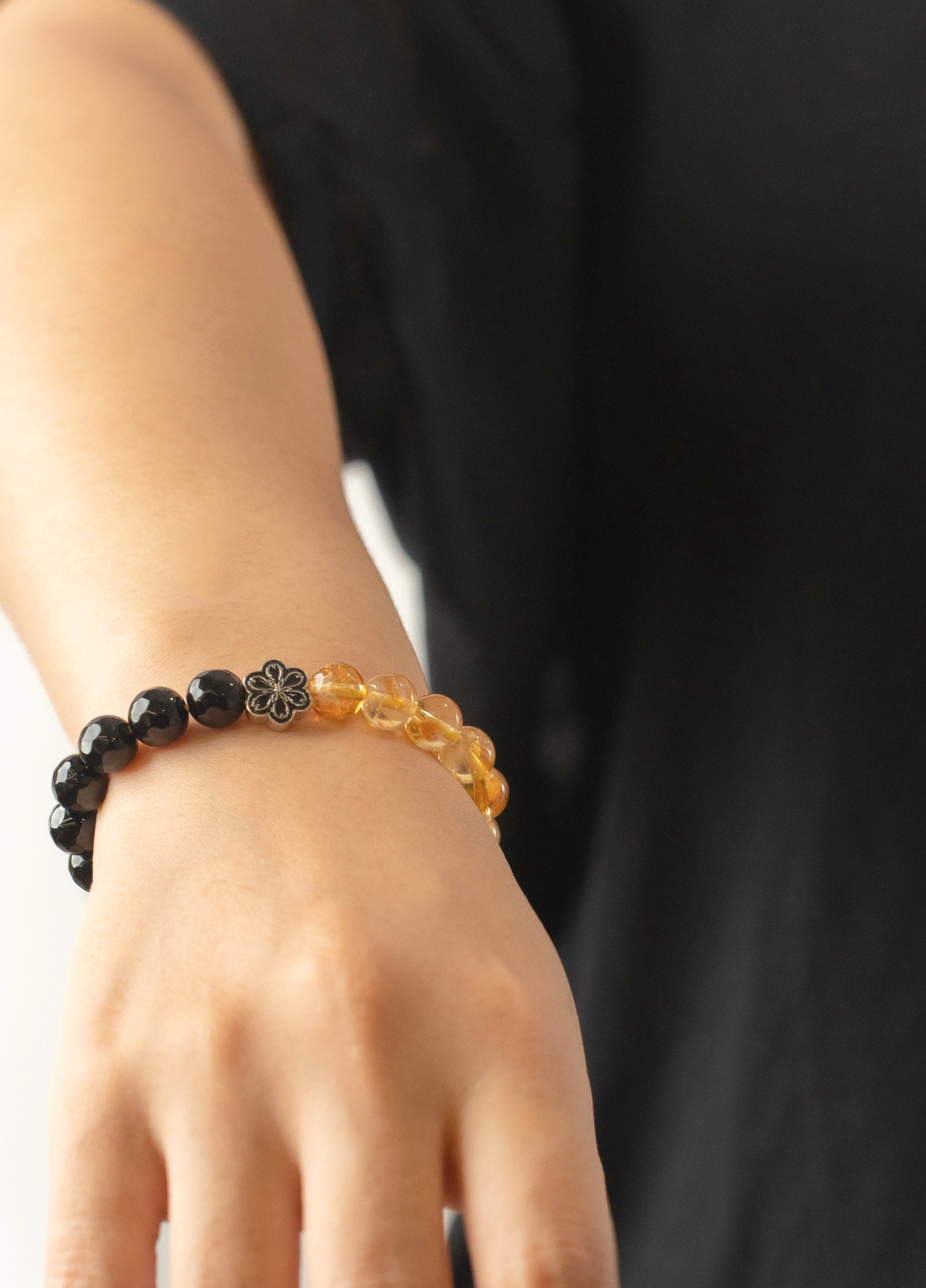 Birthstone Citrine Bracelet - NOV - Half Eclipse - mulstio -6