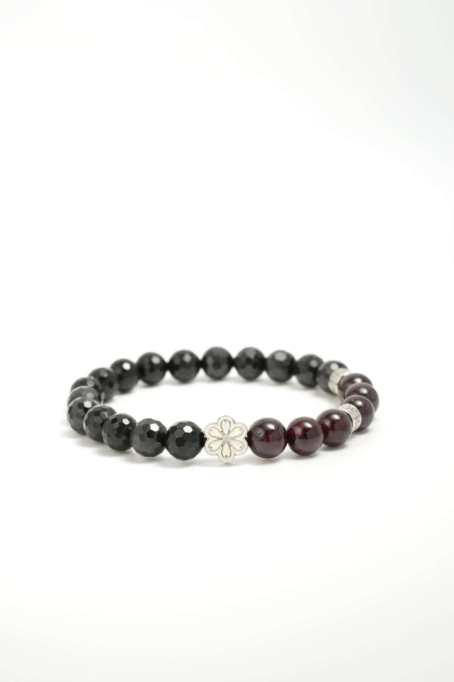 Birthstone Garnet Bracelet - JAN - Quarter Eclipse - Mulsito - 5