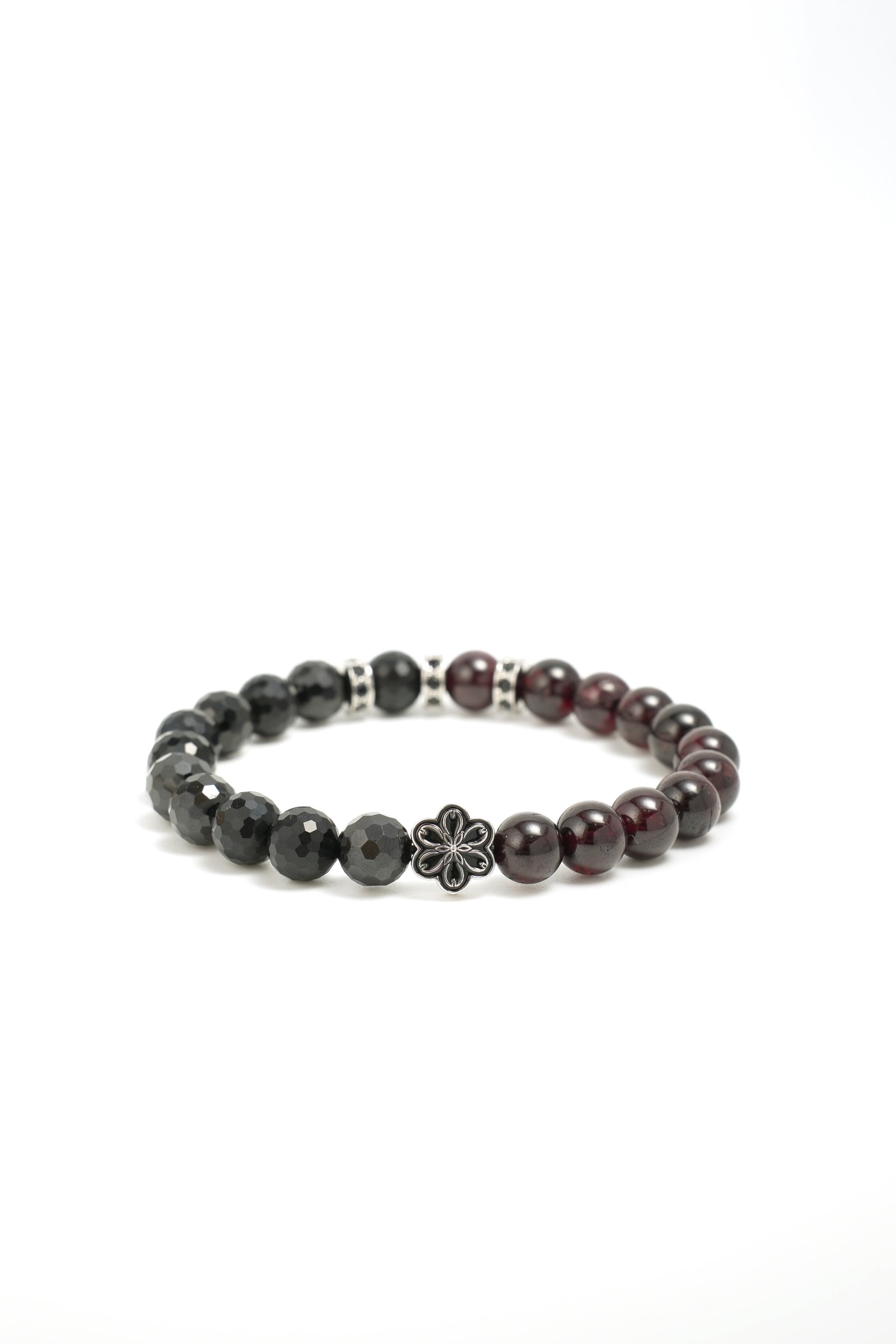 Birthstone Garnet Bracelet - JAN - Half Eclipse - Mulsito -3