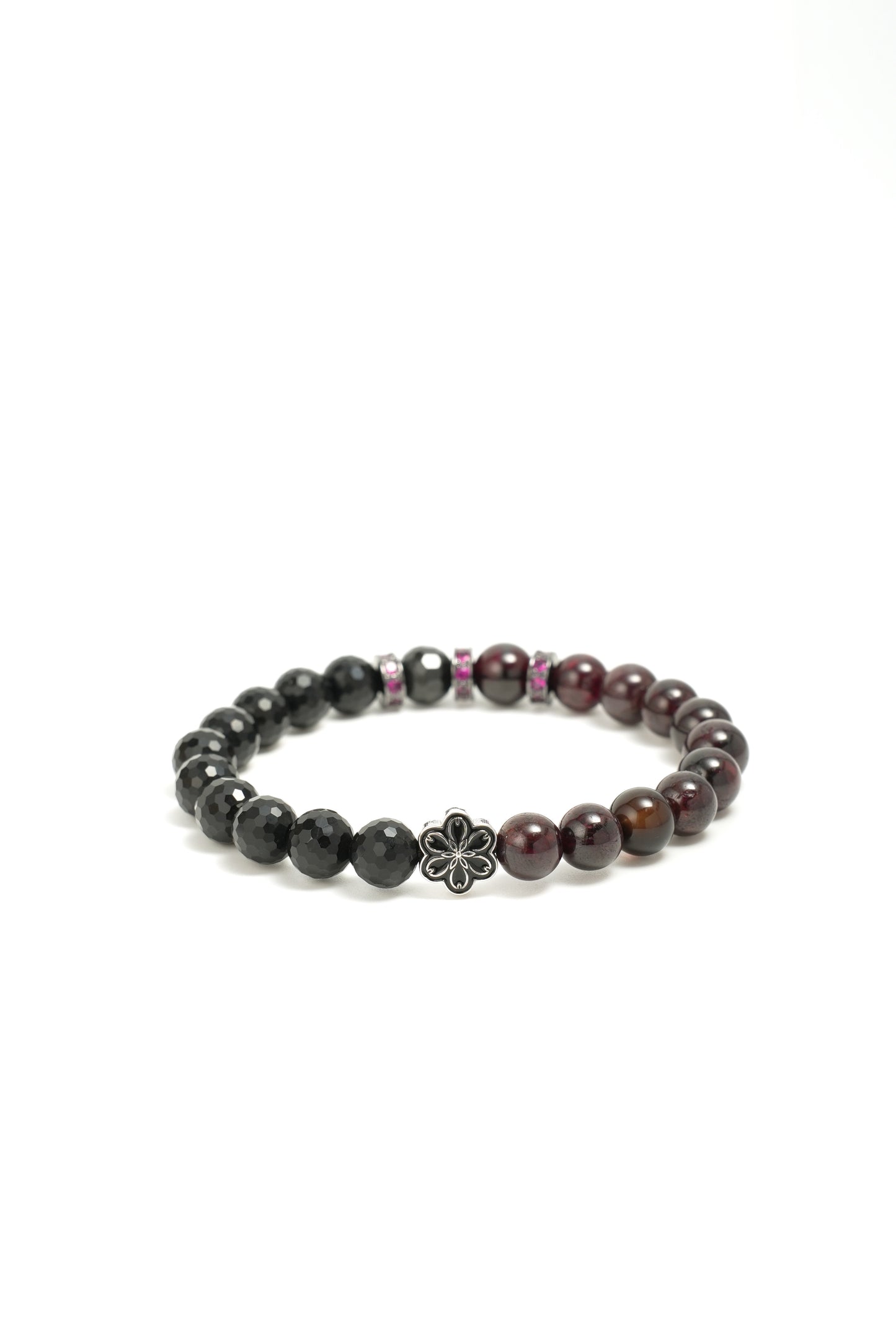 Birthstone Garnet Bracelet - JAN - Half Eclipse Mulstio - 3