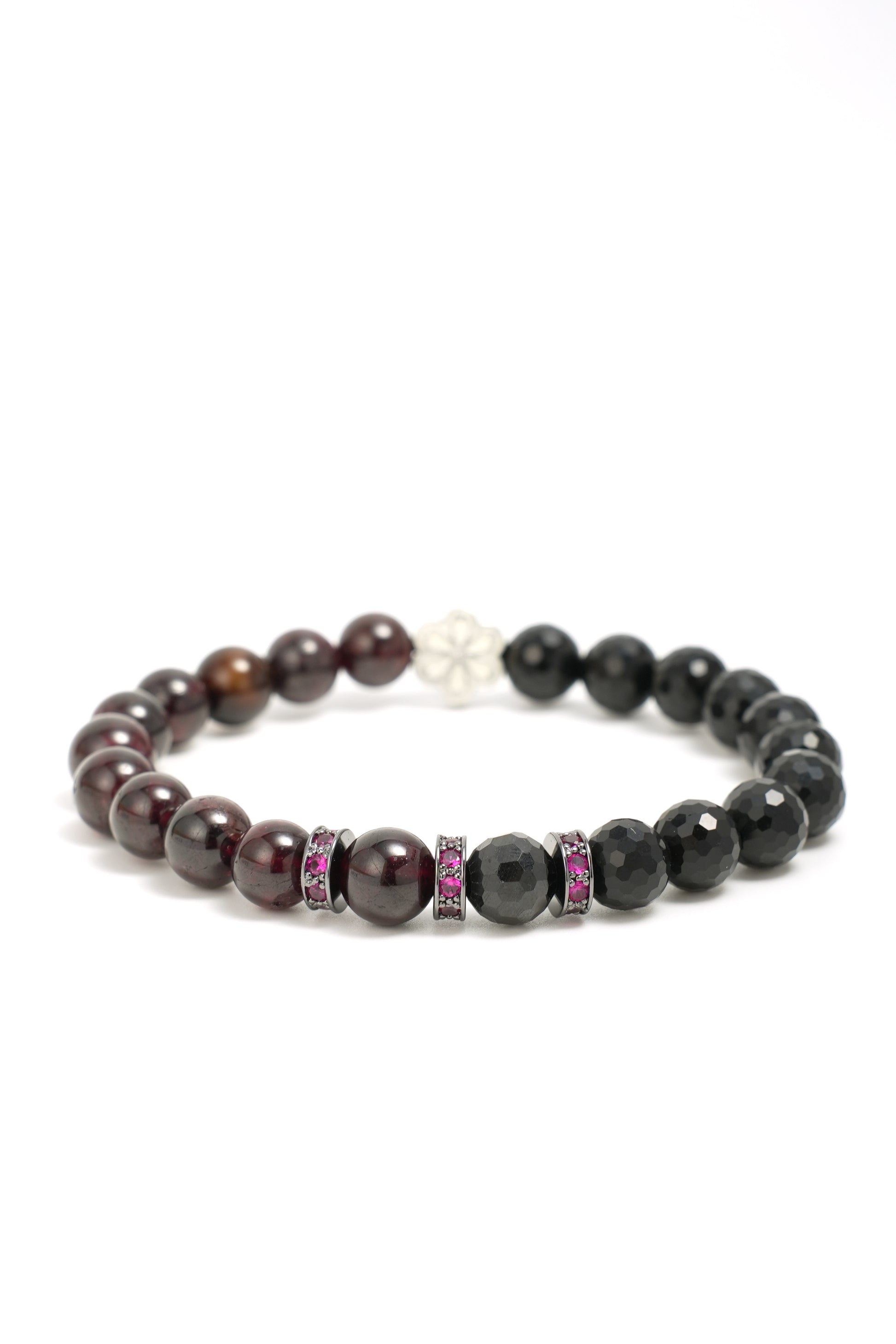 Birthstone Garnet Bracelet - JAN - Half Eclipse Mulstio - 5