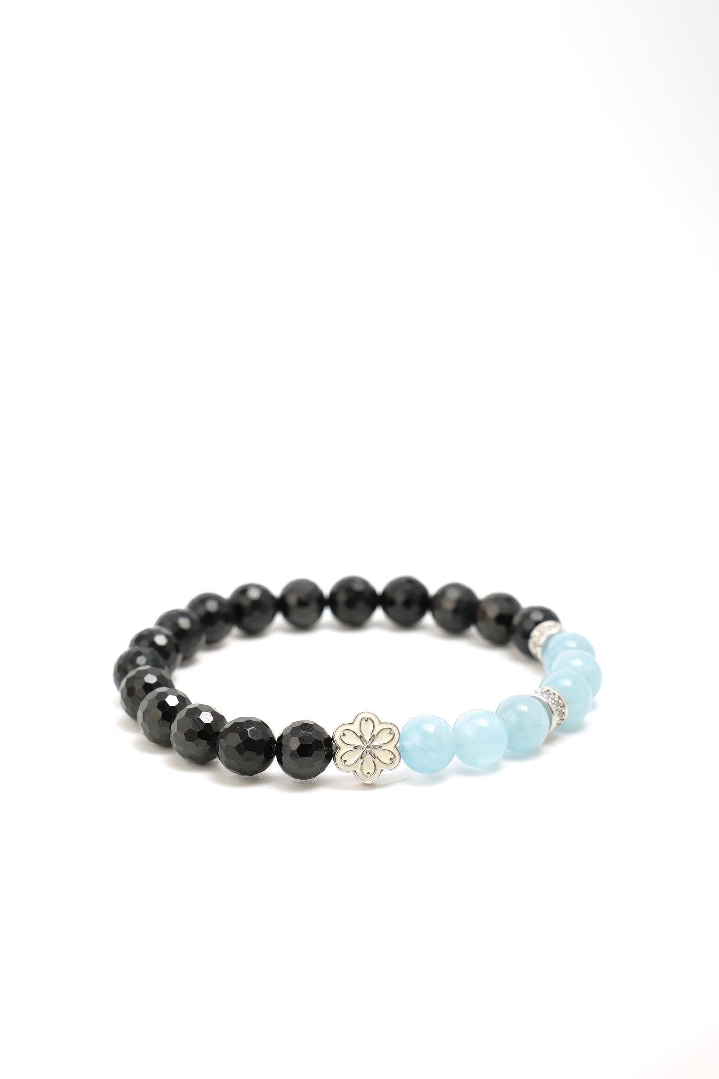 Birthstone  Aquamarine  Bracelet - MAR - Quarter Eclipse