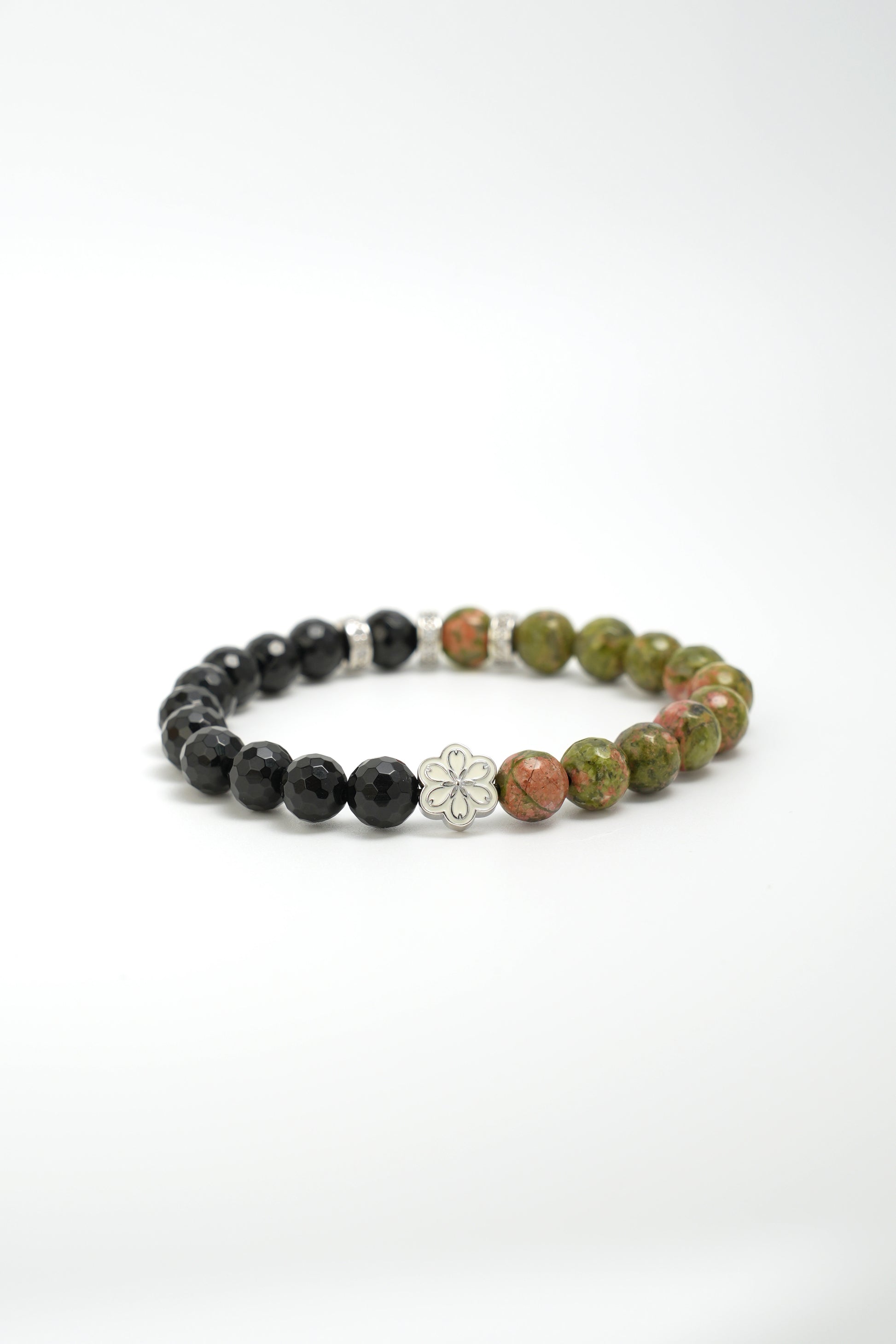 Birthstone Unakite Bracelet - MAY - Quarter Eclipse - Mulsito -3