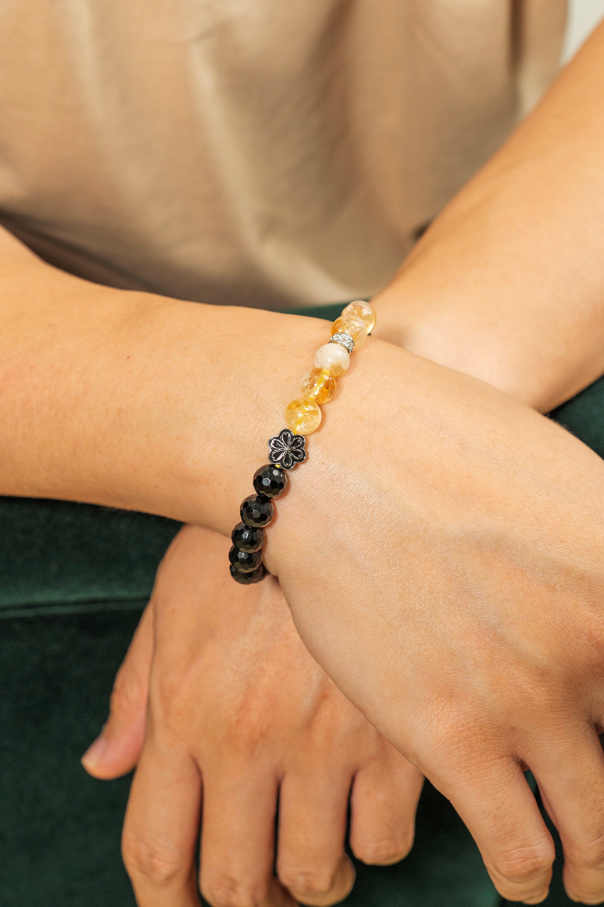 Birthstone Citrine Bracelet - NOV - Quarter Eclipse - Mulstio - 4