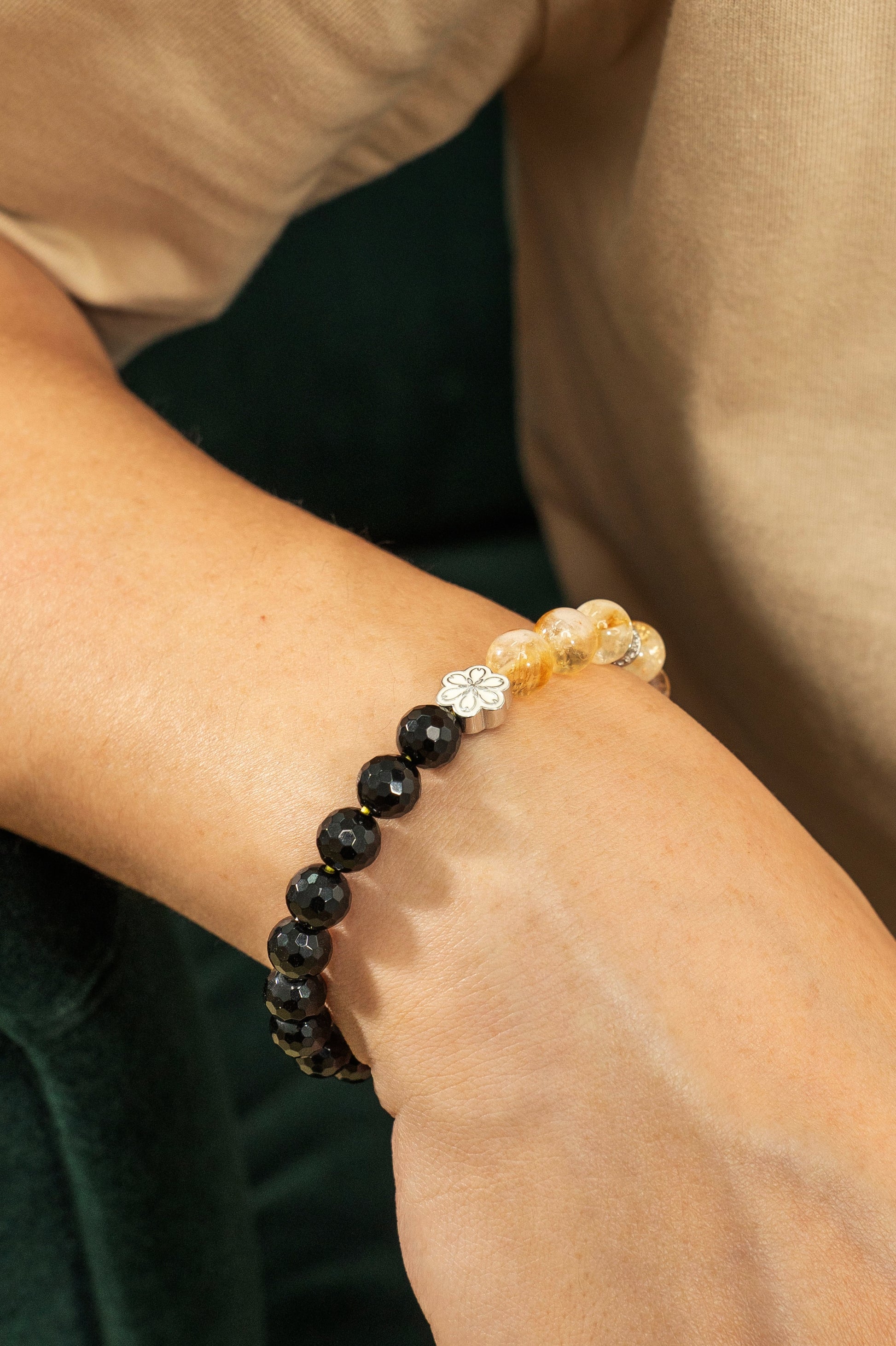 Birthstone Citrine Bracelet - NOV - Quarter Eclipse - Mulstio - 8