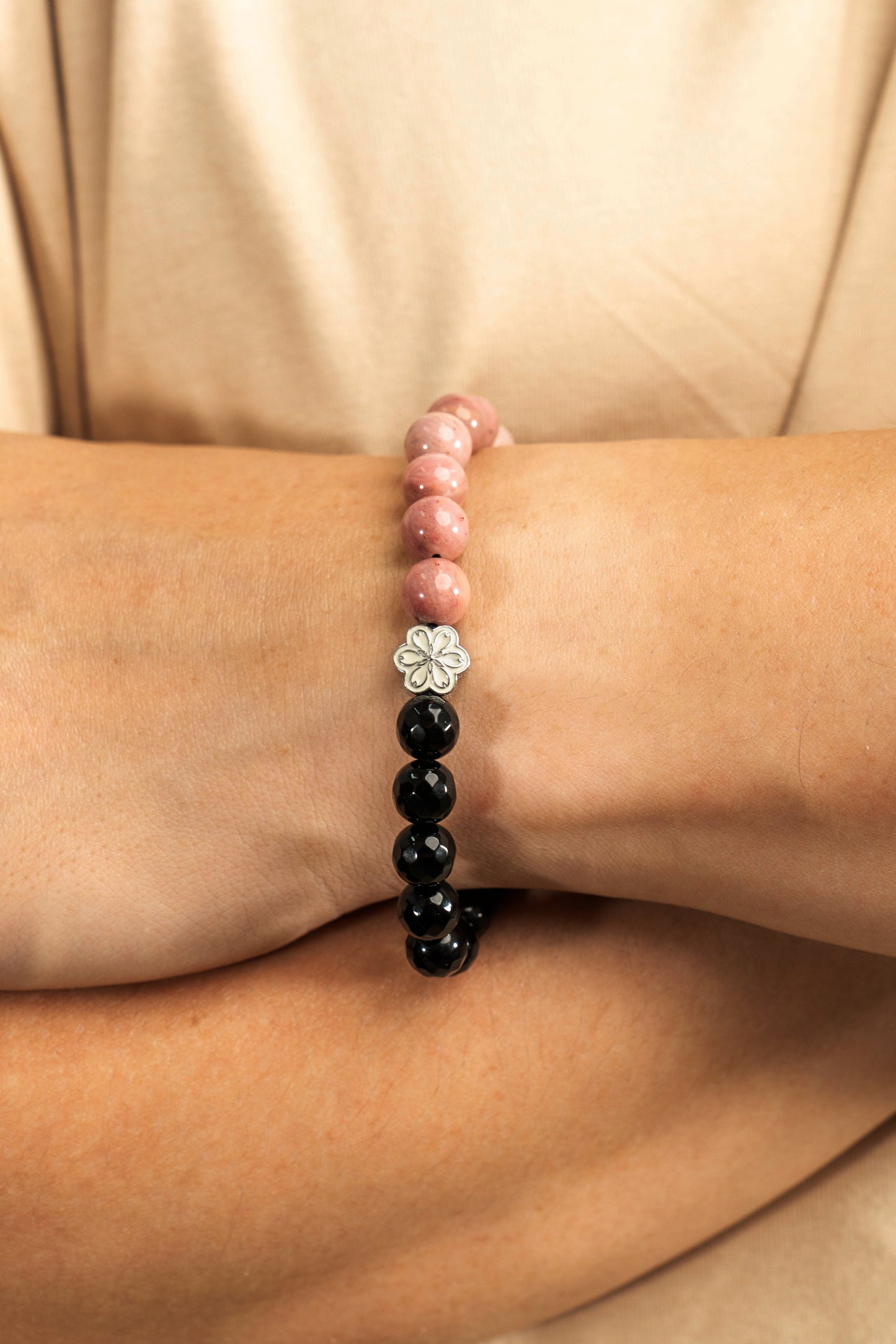 Birthstone Lnca Rose Bracelet - JUL - Half Eclipse - Mulsito -6