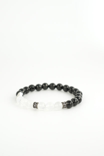 Birthstone Moonstone Bracelet - JUN - Quarter Ecilpse - Mulstio - 5