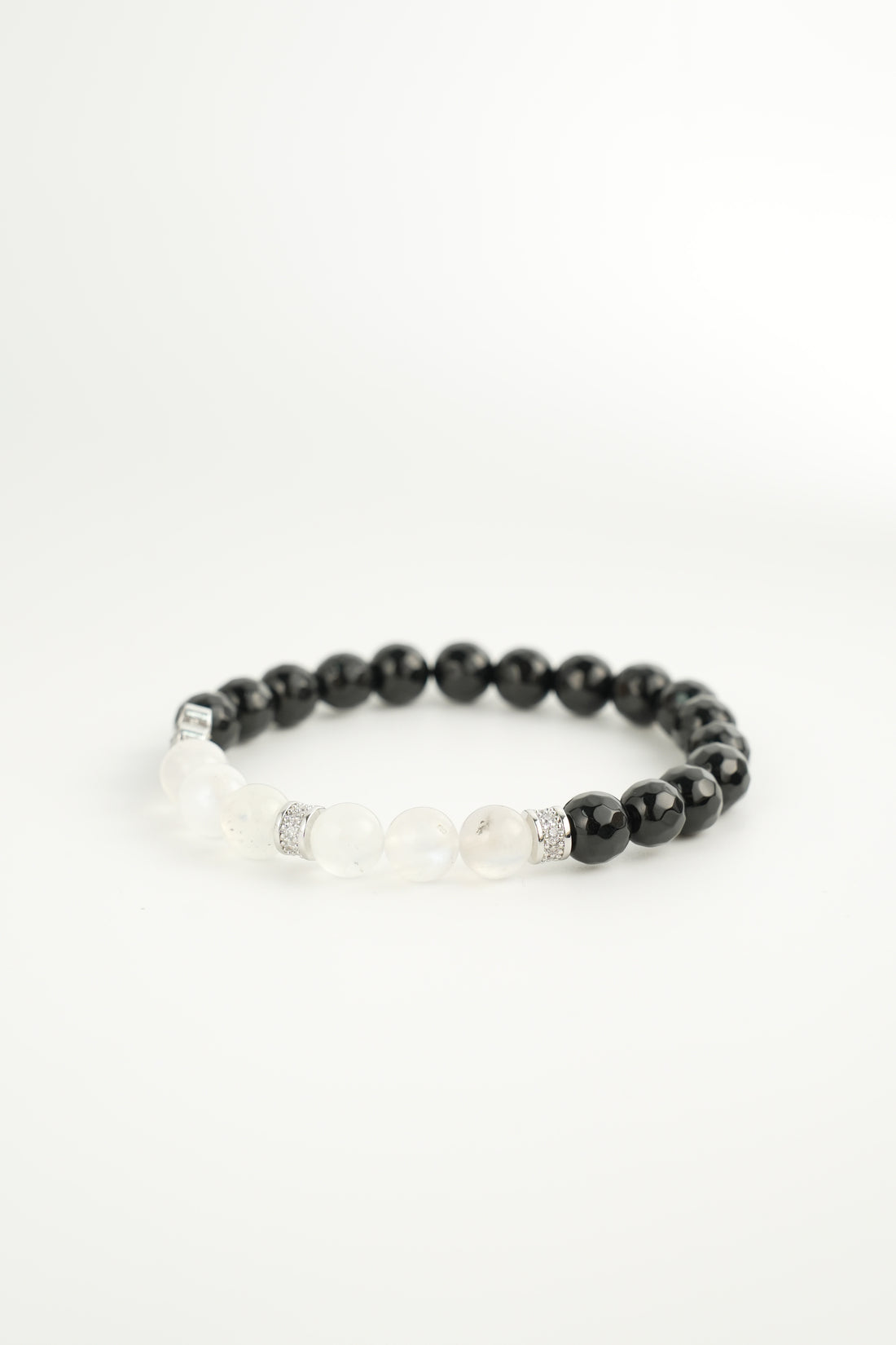 Birthstone Moonstone Bracelet - JUN - Quarter Ecilpse - Mulstio - 5