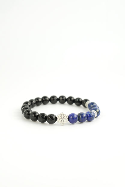 Birthstone Lazurite Bracelet - SEP - Quarter Eclipse - Mulstio - 5