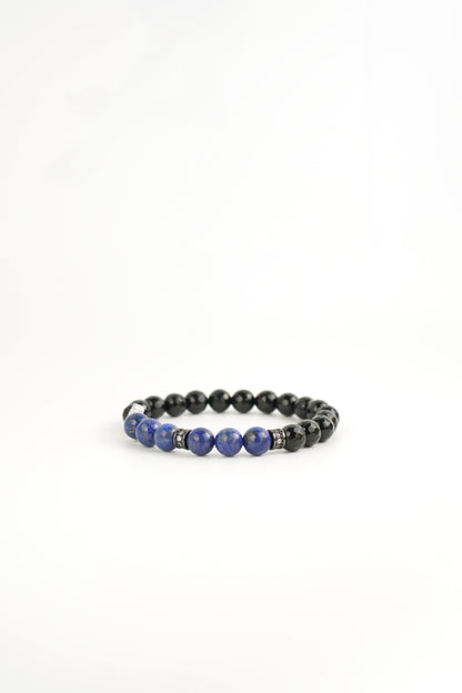 Birthstone Lazurite Bracelet - SEP - Quarter Eclipse - Mulstio -5