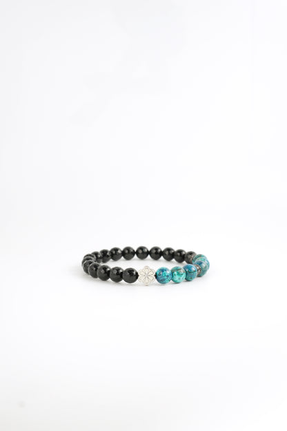 Birthstone Turquoise Bracelet - DEC - Quarter Eclipse - Mulstio -3