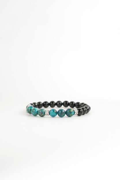Birthstone Turquoise Bracelet - DEC - Quarter Eclipse - mulstio -5