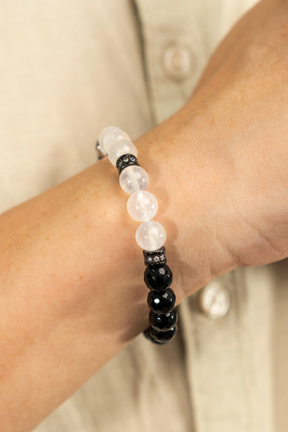 Birthstone Moonstone Bracelet - JUN - Quarter Ecilpse - Mulstio - 8
