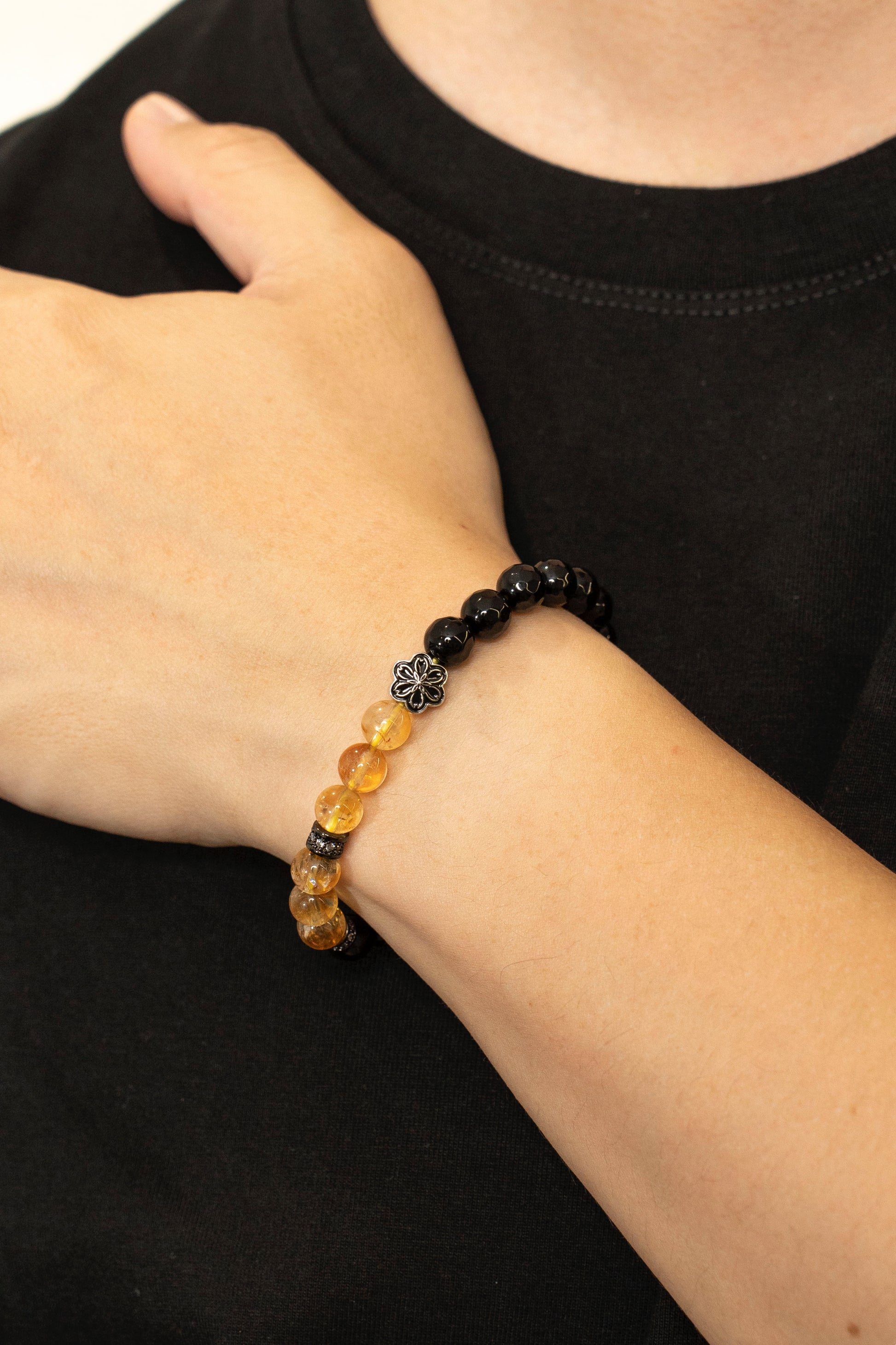 Birthstone Citrine Bracelet - NOV - Quarter Eclipse - Mulsito - 4
