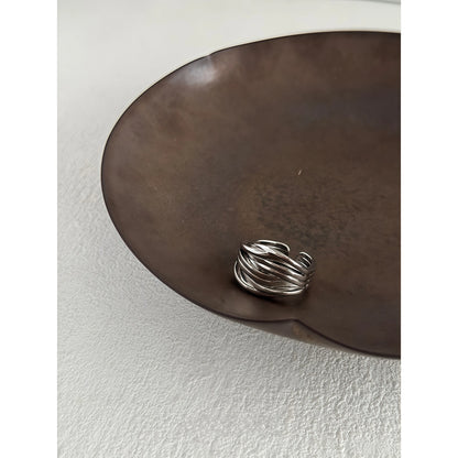 Endless Multi-Layer Coil Aura Protection Adjustable Ring in Gold or Silver