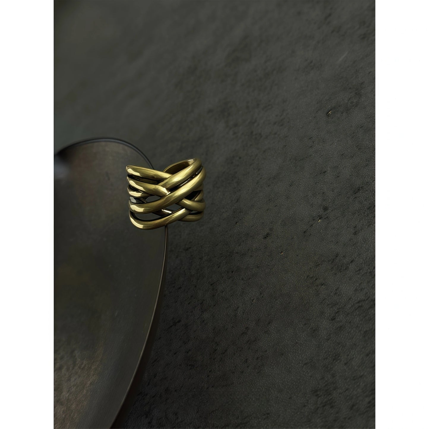 Endless Multi-Layer Coil Aura Protection Adjustable Ring in Gold or Silver