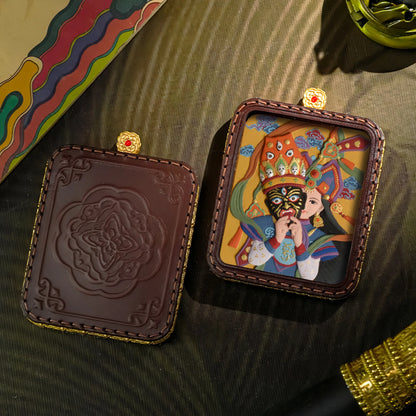 Reincarnation Karmic Journey Thangka Art Detailed View