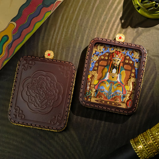  Wealth Deity Jewel Mongoose Treasure Vase Close-up