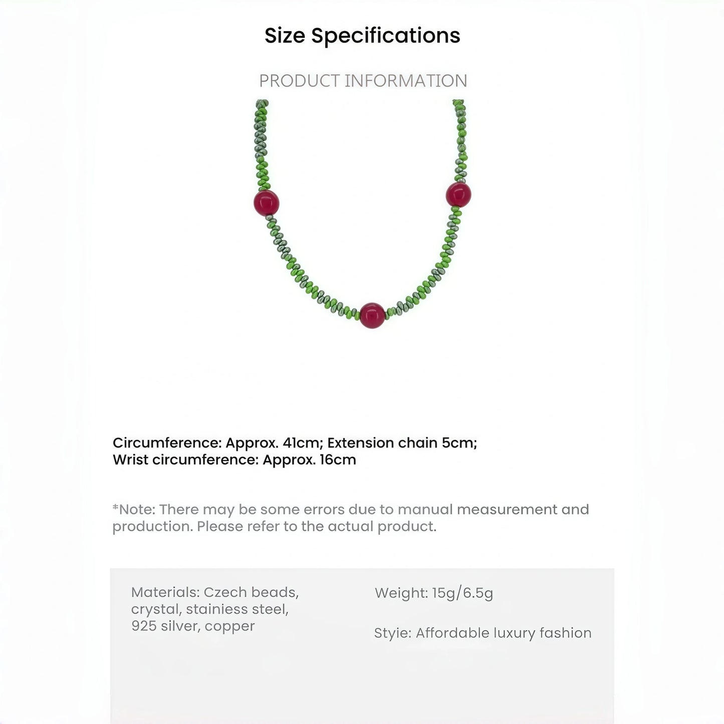 Oasis Flower - Irregular Twisted Czech Glass Bead Drop Earrings & Necklace Set - Creativity & Passion