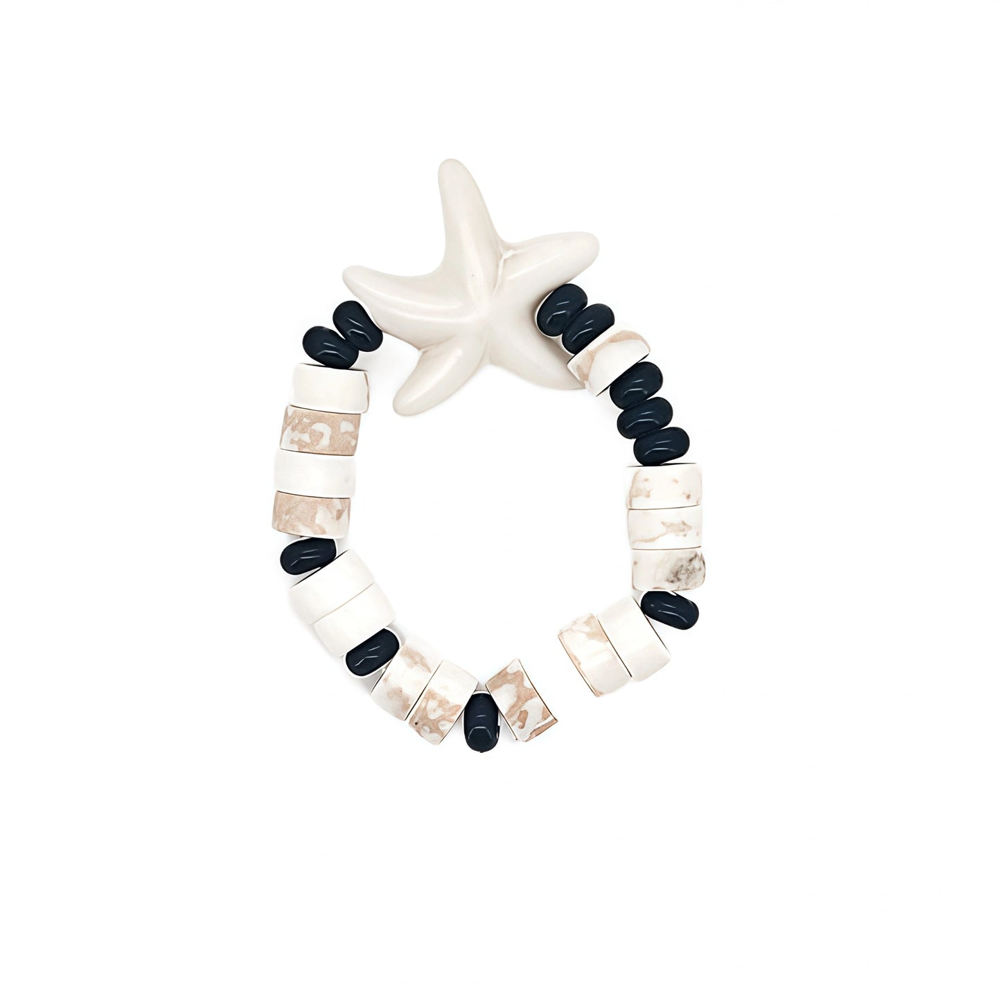 Picasso-Style Multicolor Gemstone Stretchable Ring