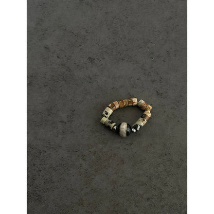 Picasso-Style Multicolor Gemstone Stretchable Ring