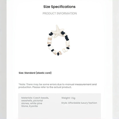 Picasso-Style Multicolor Gemstone Stretchable Ring