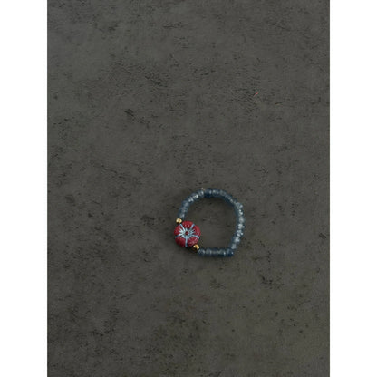 Picasso-Style Multicolor Gemstone Stretchable Ring